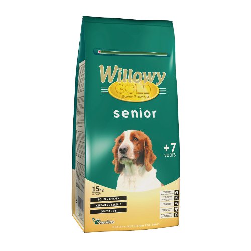 WILLOWY GOLD DOG SENIOR sausā barība suņiem Vista 15kg